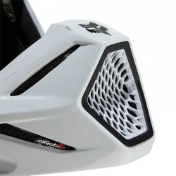 KASK FOX V3 RS CARBON SOLID WHITE  ENDURO CROSS