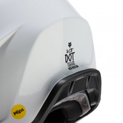 KASK FOX V3 RS CARBON SOLID WHITE  ENDURO CROSS
