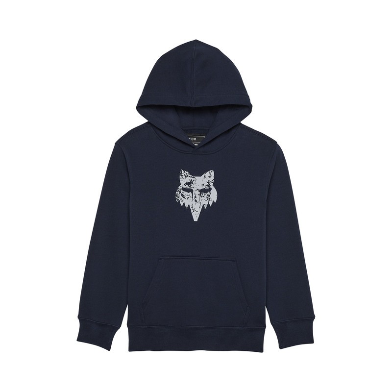 BLUZA Z KAPTUREM FOX JUNIOR THE WORLD FLEECE PO MIDNIGHT  ENDURO CROSS