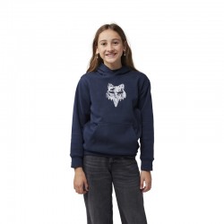 BLUZA Z KAPTUREM FOX JUNIOR THE WORLD FLEECE PO MIDNIGHT  ENDURO CROSS