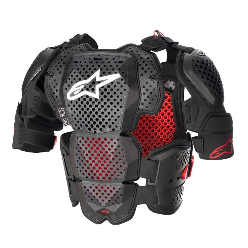BUZER ALPINESTARS A-10 V2 FULL ANTHRACITE/BLACK/RED 