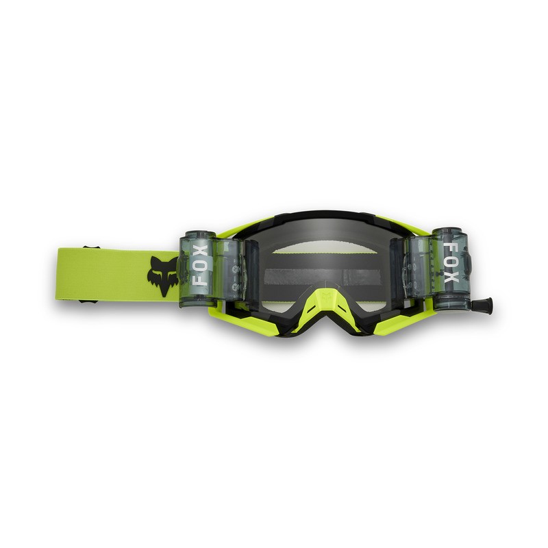 GOGLE FOX AIRSPACE ROLLOFF GOGGLE FLUORESCENT YELLOW  ENDURO CROSS