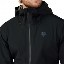KURTKA PRZECIWDESZCZOWA FOX DEFEND 3L T BLACK  ENDURO CROSS