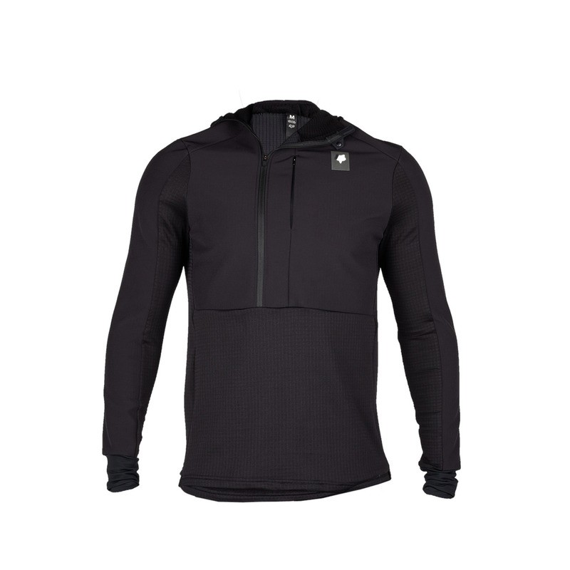 BLUZA FOX DEFEND THERMAL HOODIE BLACK  ENDURO CROSS