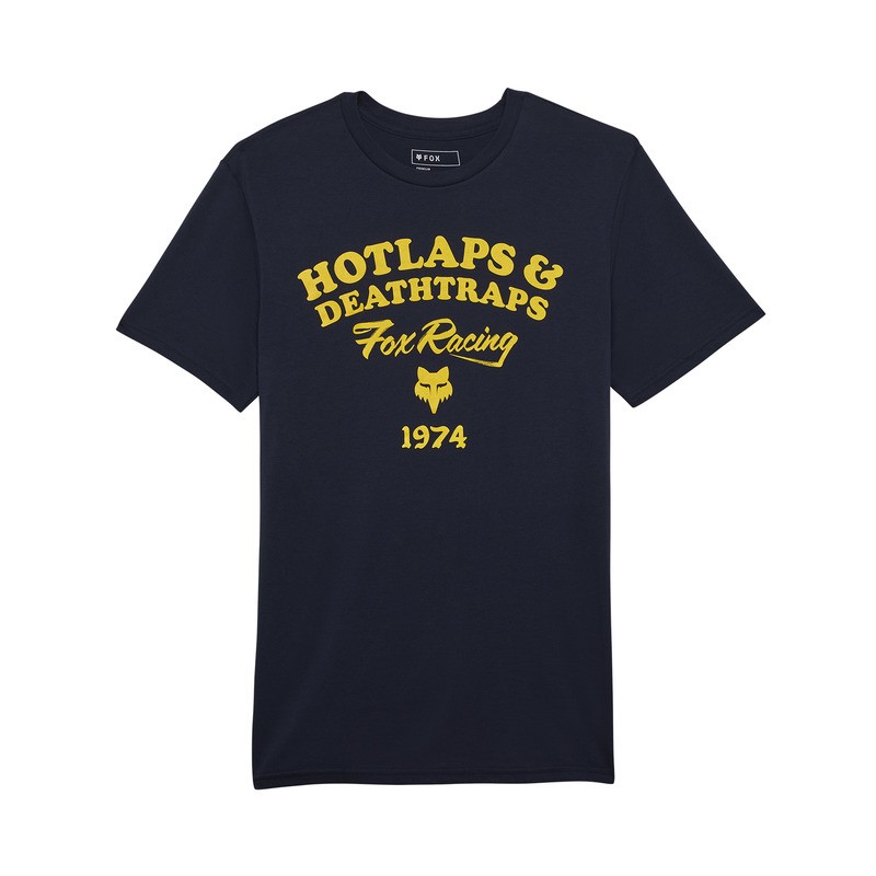 T-SHIRT FOX HOTLAPS PREM TEE MIDNIGHT  ENDURO CROSS