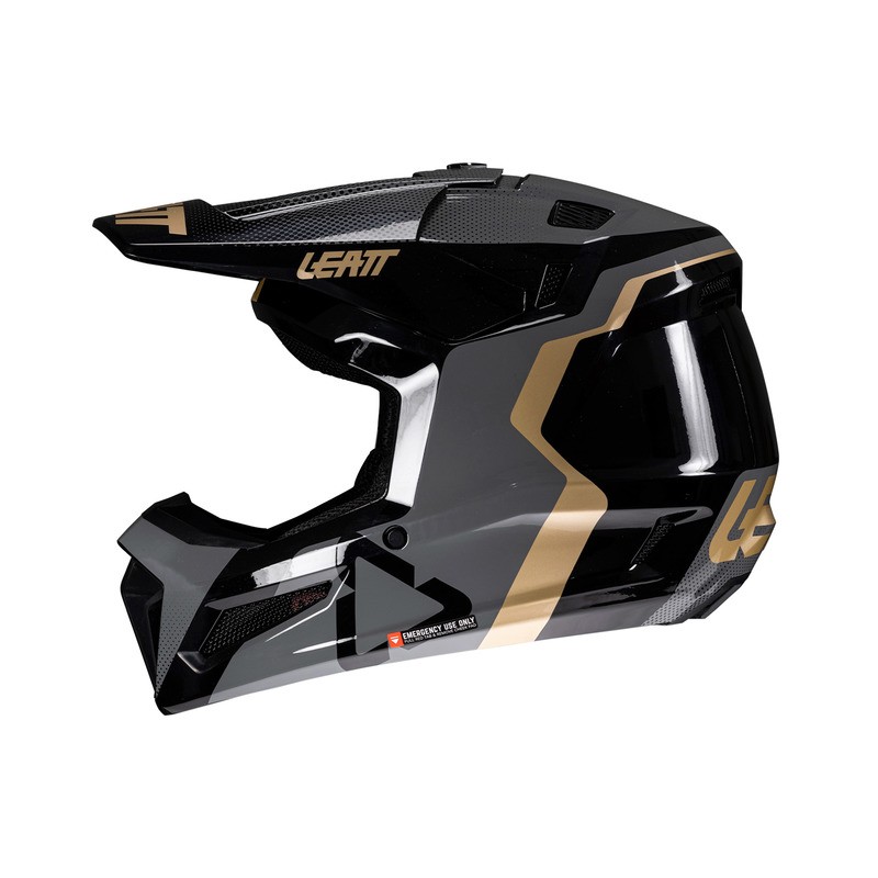 KASK Z GOGLAMI LEATT KIT MOTO 3.5 JUNIOR V25 (51-52CM) BLACK 