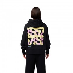 BLUZA FOX TS57 OV FLEECE PO BLACK  ENDURO CROSS