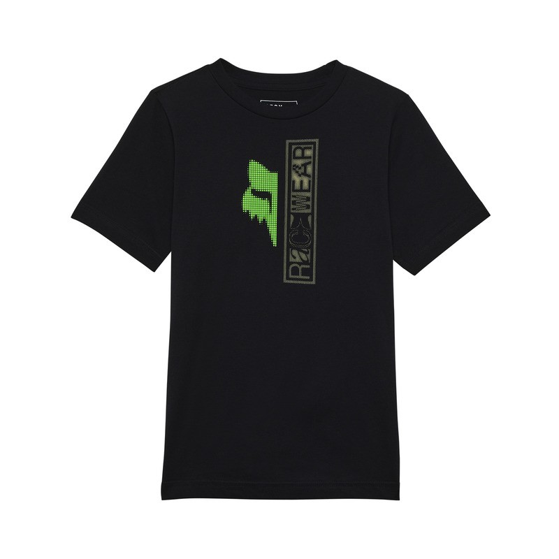 T-SHIRT FOX JUNIOR THROTTLE BLACK  ENDURO CROSS