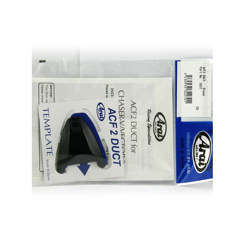 WLOT POWIETRZA PRZEDNI ARAI AIR CONDUCTOR-2 BLACK