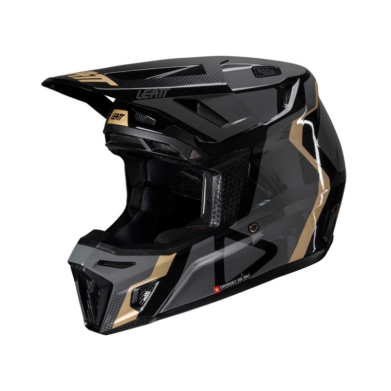KASK Z GOGLAMI LEATT KIT MOTO 8.5 V25 BLACK (53-54CM) 