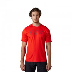 KOSZULKA ROWEROWA FOX RANGER MOTH RACE FLUORESCENT RED  ENDURO CROSS