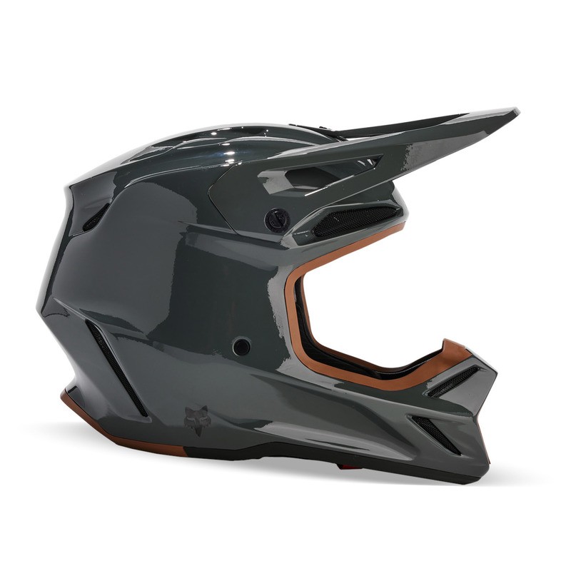 KASK FOX V3 RS CARBON SOLID DARK SHADOW  ENDURO CROSS