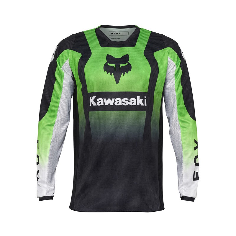 BLUZA FOX 180 KAWASAKI FLUORESCENT GREEN  ENDURO CROSS