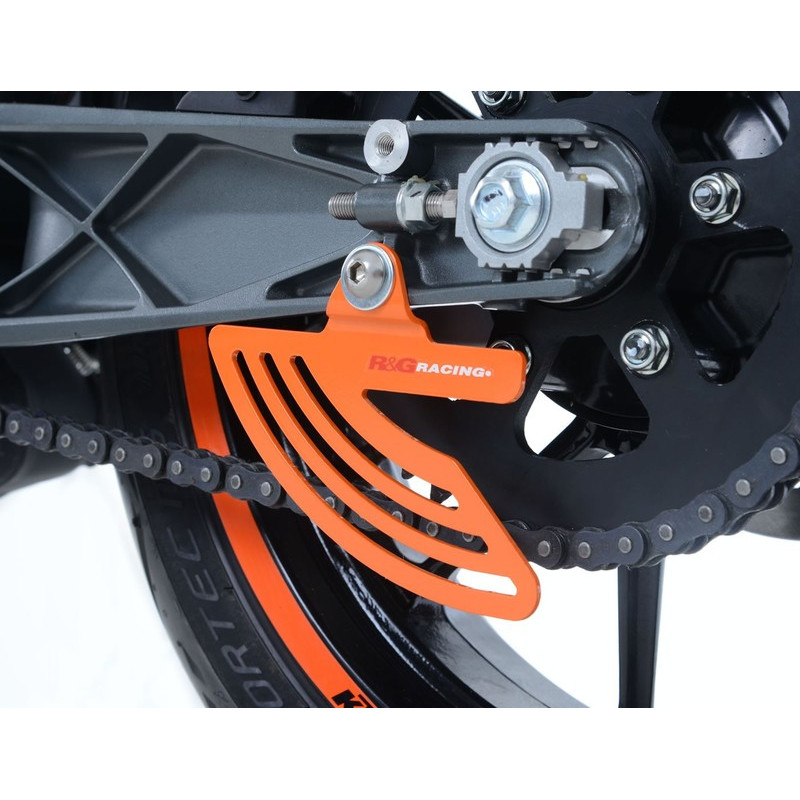 OSŁONA ŁAŃCUCHA RG RACING KTM RC125/200/390, HUSQVARNA VITPILEN/SVARTPILEN 701, ORANGE