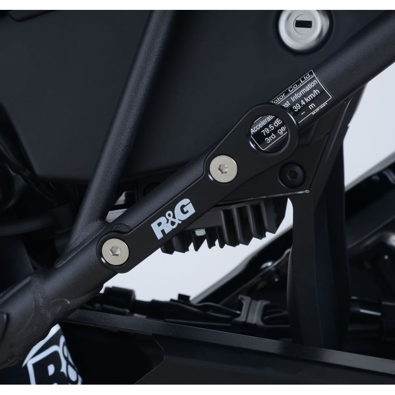 UCHWYTY NA PASY TRANSPORTOWE, BLACK, HONDA CRF1000L AFRICA TWIN (NOT COMPATIBLE WITH GENUINE HARD PA