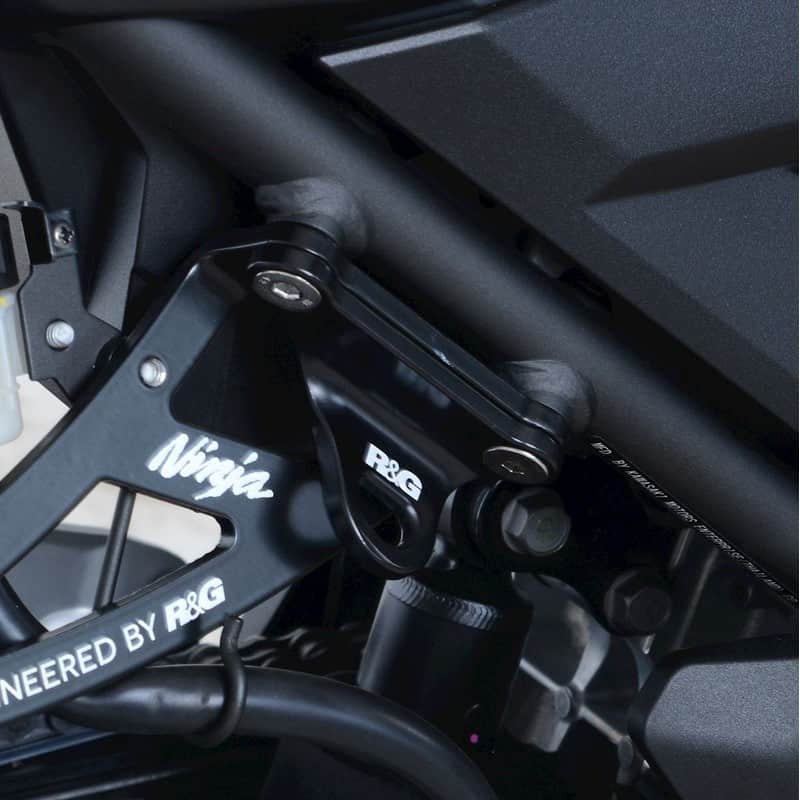 UCHWYTY NA PASY TRANSPORTOWE, BLACK, KAWASAKI NINJA 400 18-/NINJA 250 18-