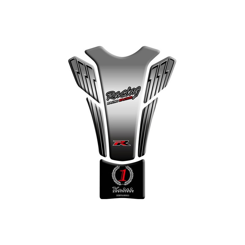 TANK PAD KEITI HONDA RACING SILVER