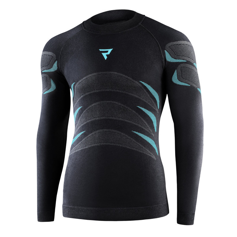 KOSZULKA TERMOAKTYWNA REBELHORN Z DŁUGIM RĘKAWEM THERM BLACK 