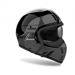 KASK AIROH J110 RASTER DARK GREY GLOSS 