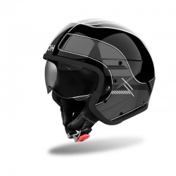 KASK AIROH J110 RASTER DARK GREY GLOSS 