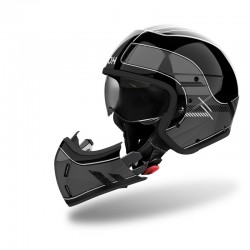 KASK AIROH J110 RASTER DARK GREY GLOSS 