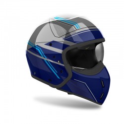 KASK AIROH J110 SLIM BLUE GLOSS 
