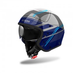 KASK AIROH J110 SLIM BLUE GLOSS 