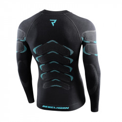 KOSZULKA TERMOAKTYWNA REBELHORN Z DŁUGIM RĘKAWEM THERM BLACK 