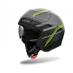 KASK AIROH J110 SLIM YELLOW MATT 