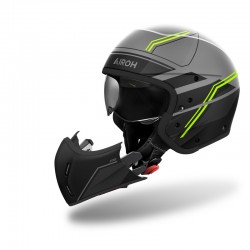 KASK AIROH J110 SLIM YELLOW MATT 