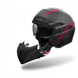 KASK AIROH J110 SLIM RED MATT 
