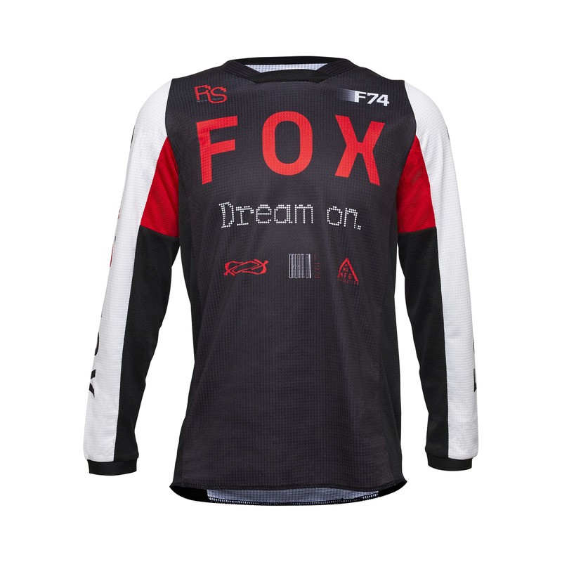 BLUZA FOX JUNIOR 180 RACE SPEC FLUORESCENT RED  ENDURO CROSS