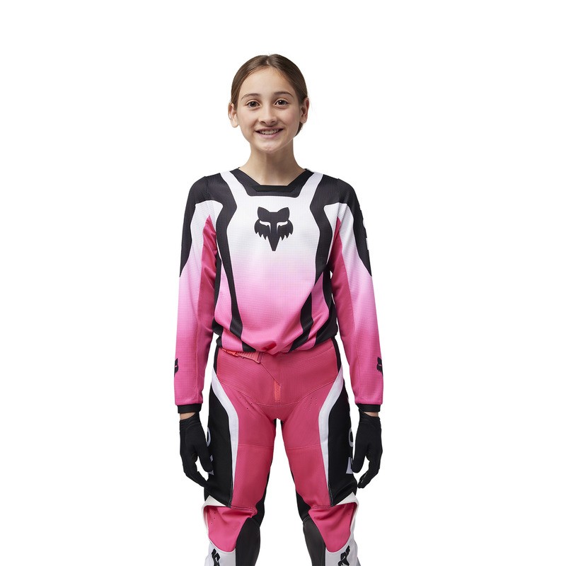 SPODNIE FOX JUNIOR GIRLS 180 LEAN BLACK/PINK  ENDURO CROSS