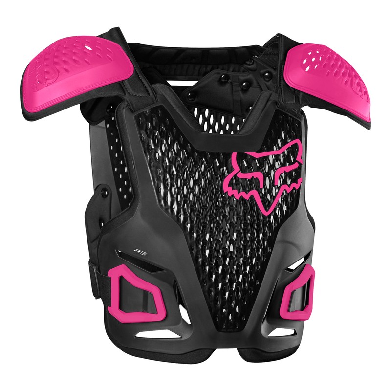 BUZER FOX JUNIOR R3 BLACK/PINK  ENDURO CROSS
