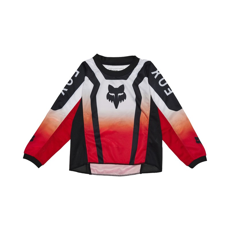 BLUZA FOX KIDS 180 LEAN FLUORESCENT RED  ENDURO CROSS