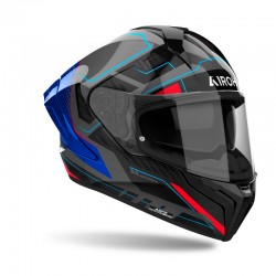 KASK AIROH MATRYX ROCKET BLUE/RED GLOSS 