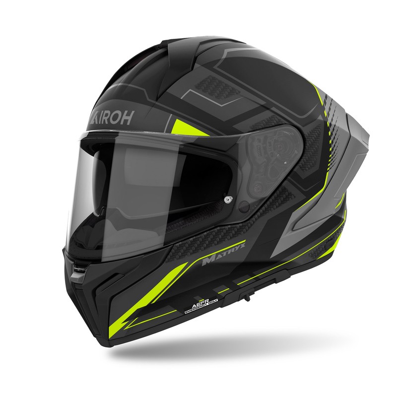 KASK AIROH MATRYX ROCKET YELLOW MATT 