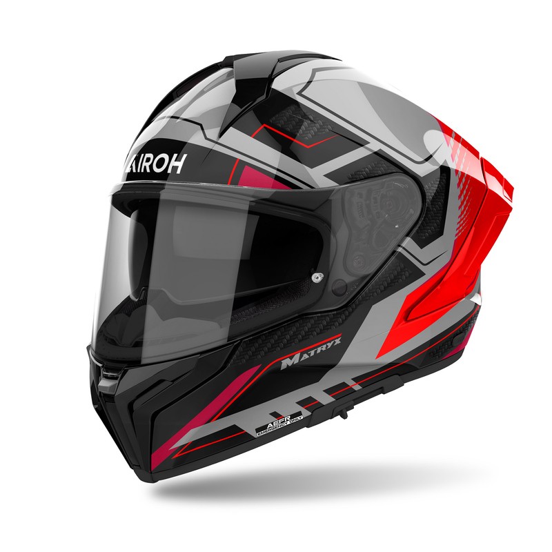 KASK AIROH MATRYX ROCKET RED GLOSS 