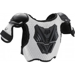 OCHRANIACZ KLATKI PIERSIOWEJ FOX KIDS PEEWEE TITAN ROOST DEFLECTOR BLACK/SILVER  ENDURO CROSS