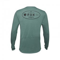 KOSZULKA ROWEROWA Z DŁUGIM RĘKAWEM FOX RANGER DR MD HUNTER GREEN  ENDURO CROSS