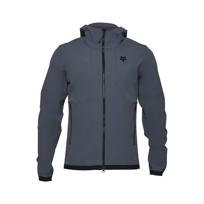 BLUZA ROWEROWA Z KAPTUREM FOX RANGER FIRE GRAPHITE  ENDURO CROSS