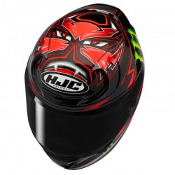 KASK HJC RPHA12 QUARTARARO REPLICA BLACK/RED 