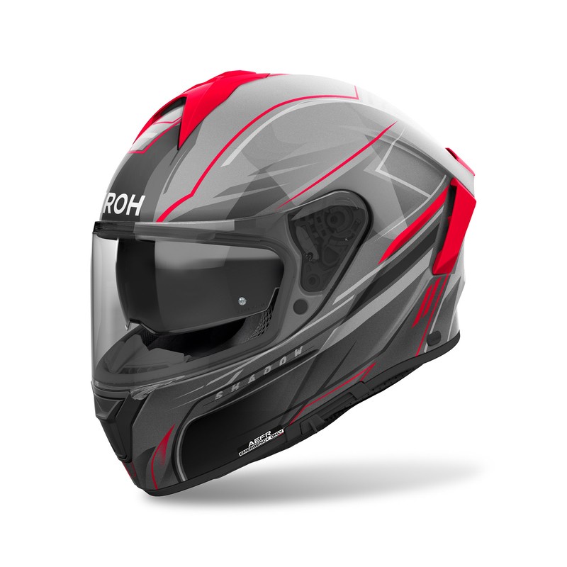 KASK AIROH SPARK 2 SHADOW RED GLOSS 