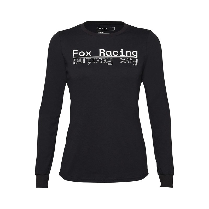 KOSZULKA ROWEROWA Z DŁUGIM RĘKAWEM FOX LADY RANGER DR MD BLACK  ENDURO CROSS