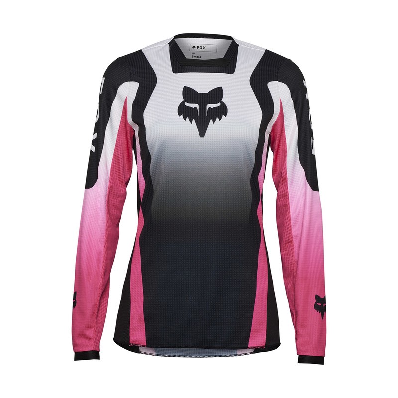 BLUZA FOX LADY 180 LEAN BLACK/PINK  ENDURO CROSS