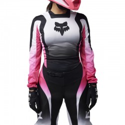 BLUZA FOX LADY 180 LEAN BLACK/PINK  ENDURO CROSS