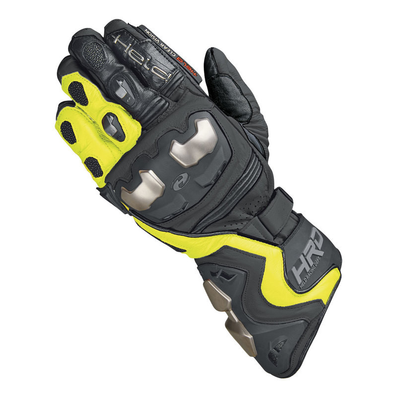 RĘKAWICE SKÓRZANE HELD TITAN RR BLACK/FLO YELLOW 