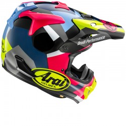 KASK ARAI MX-V EVO BLOCK PINK 