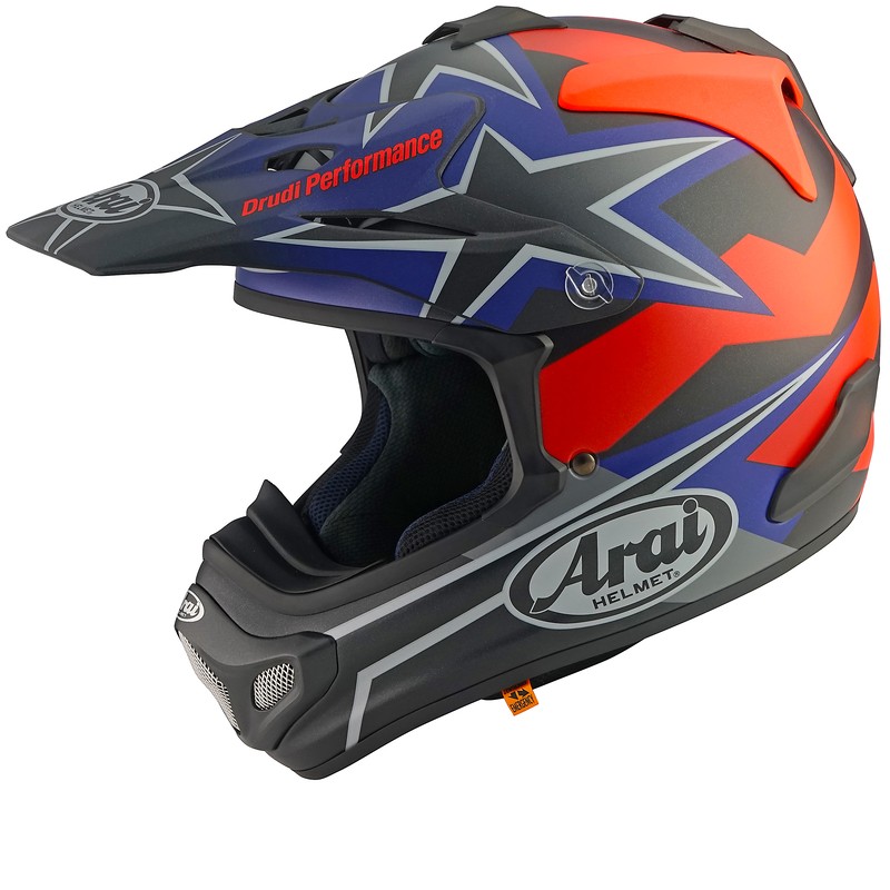 KASK ARAI MX-V EVO STARS STRIPES DARK XS