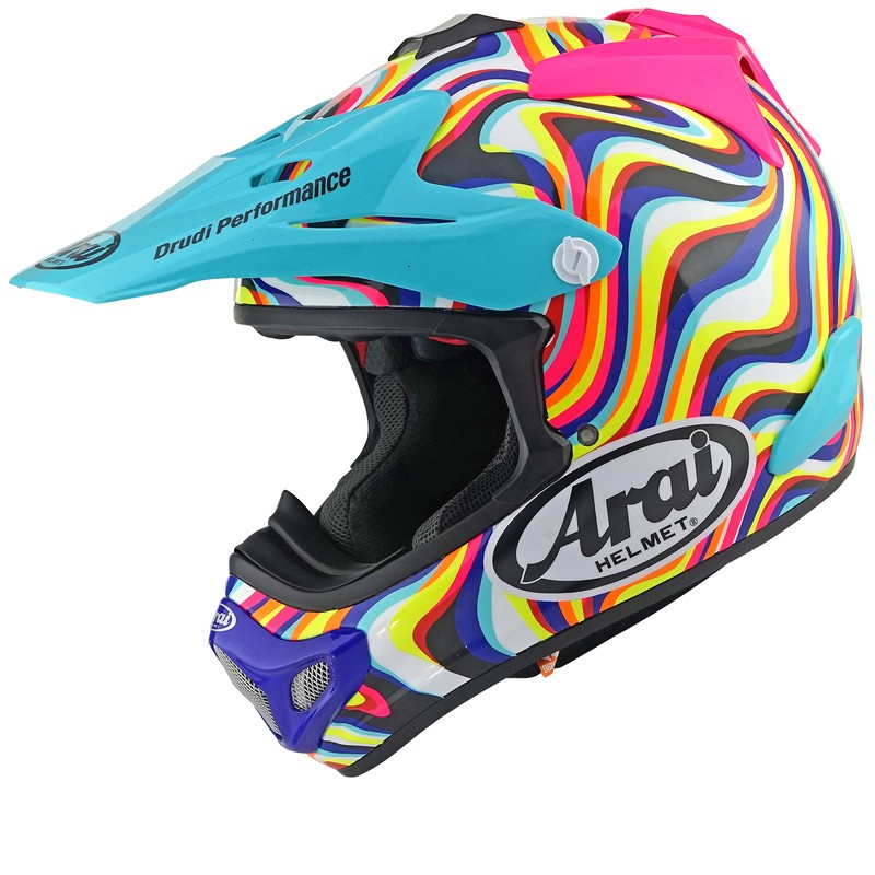 KASK ARAI MX-V EVO STREAM PINK XS